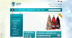 Desktop Screenshot of leonglobal.sk